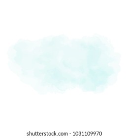 Blue watercolor splash background