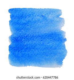 Blue Watercolor Splash Vector Illustration Isolated Stock Vector ...