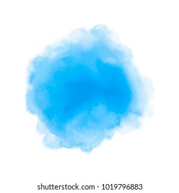 blue watercolor splotch