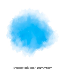 blue watercolor splotch