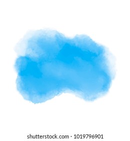 blue watercolor splotch