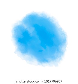 blue watercolor splotch