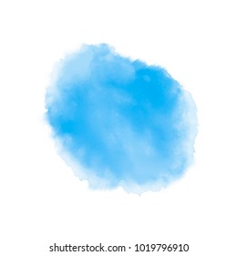 blue watercolor splotch