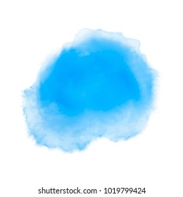 blue watercolor splotch