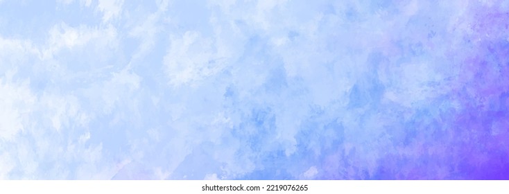 Fondo de arte vectorial de color azul para diseño de portada, tarjetas, volante, afiche, banner. Dibujó la ilustración de Navidad a mano para tu diseño. Textura de color azul. Nubes. Cielo. Fondo abstracto.	
