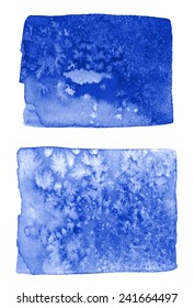 Blue watercolor vector background