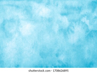 Blue watercolor vector background  Abstract hand paint square stain backdrop