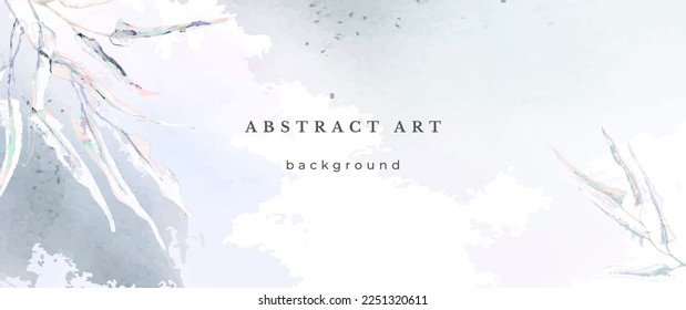 Fondo del vector de color de agua azul. Diseño Resumen de Bodas. Estilo Mínimo Invierno. Textura acuarela. Tonos Fríos Pastel. Art For Invitation Cards Holiday Winter Season. Nochebuena de cubierta moderna.