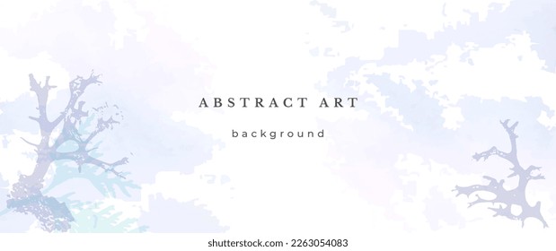 Fondo del vector de color de agua azul. Diseño Resumen de Bodas. Estilo Mínimo Invierno. Textura acuarela. Tonos Fríos Pastel. Art For Invitation Cards Holiday Winter Season. Nochebuena de cubierta moderna.