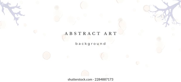 Blue Watercolor Vector Background. Wedding Abstract Design. Winter Minimal Style. Watercolor Texture. Pastel Cold Tones. Art For Invitations Cards Holiday Winter Season. Modern Cover Christmas Party.