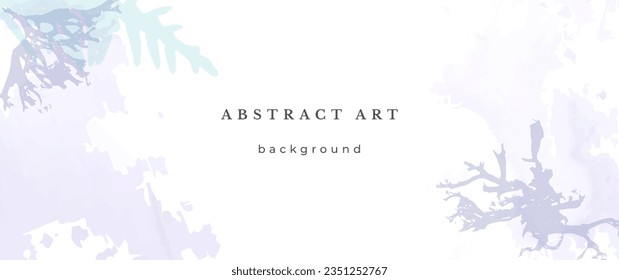 Fondo del vector de color de agua azul. Diseño Resumen de Bodas. Estilo Mínimo Invierno. Textura acuarela. Tonos Fríos Pastel. Art For Invitation Cards Holiday Winter Season. Nochebuena de cubierta moderna.