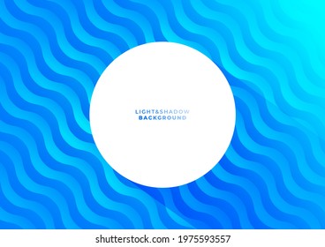 Blue wave 3d wall background. Template background for product or advertising.