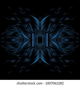 Blue Wave Abstract Background
