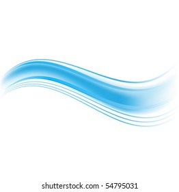 blue wave abstract background