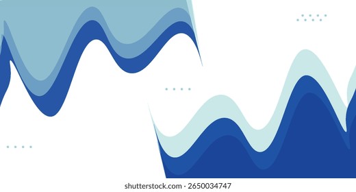 blue wave abstract background animation for presentation, tittle video, greeting, etc.