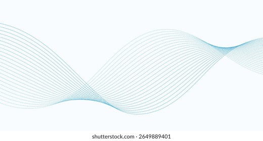  Blue Wave Abstract Background for Corporate Business Banner Template