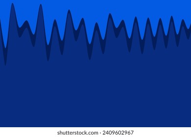 blue wave abstract background design vector art