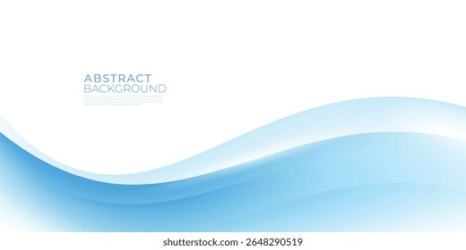 Blue wave abstract background design,  Modern Concept