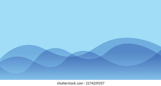 Blue wave abstract background design,Modern blue abstract background use for business, corporate, institution,poster, template, party, festive, seminar, vector, illustration
