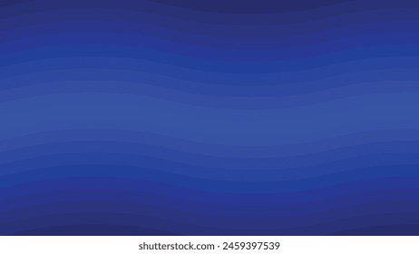 Blue wave abstract background with gradient for backdrop or presentation