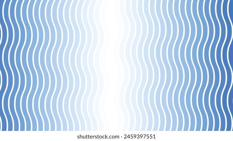 Blue wave abstract background with gradient for backdrop or presentation