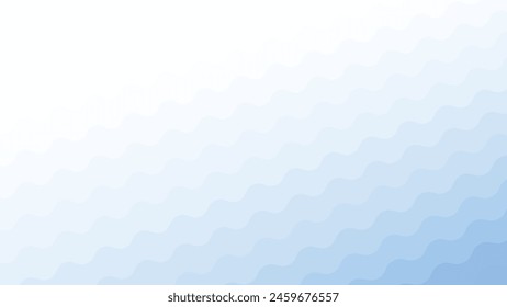 Blue wave abstract background with gradient for backdrop or presentation