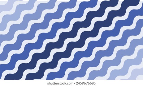 Blue wave abstract background with gradient for backdrop or presentation