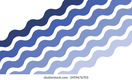 Blue wave abstract background with gradient for backdrop or presentation