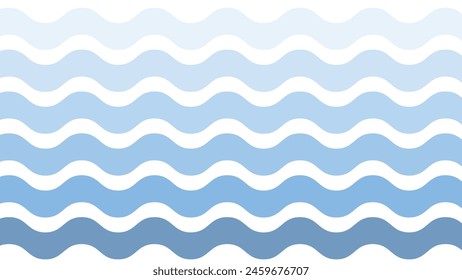 Blue wave abstract background with gradient for backdrop or presentation