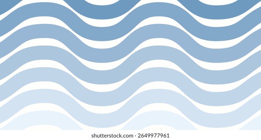 Blue wave abstract background with gradient for backdrop or presentation