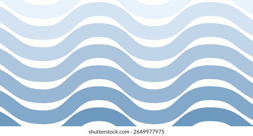 Blue wave abstract background with gradient for backdrop or presentation