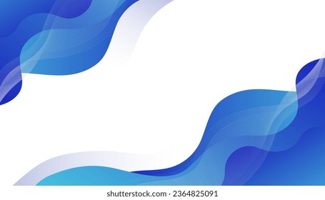 Fondo abstracto de la ola azul. Diseño de fondo de color líquido. Composición de formas de gradiente fluido. Diseño de tendencia moderna y creativa en ilustración vectorial Eps10
