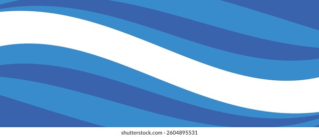 Blue wave abstract background. Liquid color background design. Fluid gradient shapes composition. Futuristic design for posters, banner, 