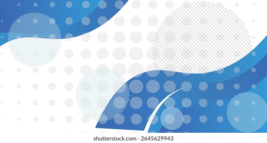 Blue wave abstract background. Liquid color background design. Fluid gradient shapes composition. Futuristic design for posters, banner, web header, presentation design and much more
