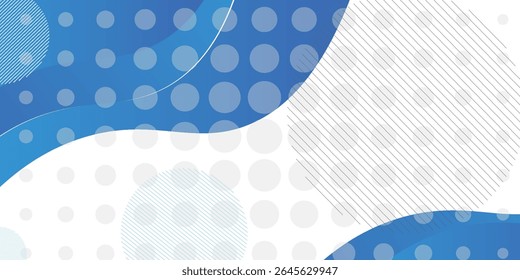Blue wave abstract background. Liquid color background design. Fluid gradient shapes composition. Futuristic design for posters, banner, web header, presentation design and much more