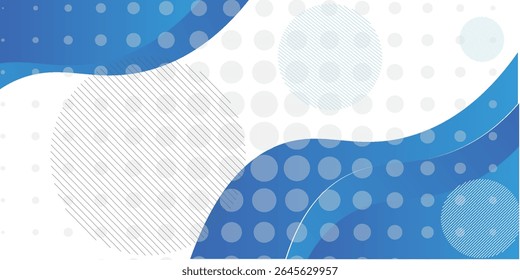 Blue wave abstract background. Liquid color background design. Fluid gradient shapes composition. Futuristic design for posters, banner, web header, presentation design and much more