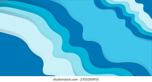 Fundo abstrato da onda azul. Projeto de fundo de cor líquida. O gradiente de fluido molda a composição. Design futurista para cartazes, banner
