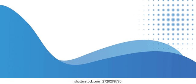 Blue wave abstract background. Liquid color background design. Fluid gradient shapes composition. Futuristic design for posters, banner, web header, presentation design and much more.eps 10.
