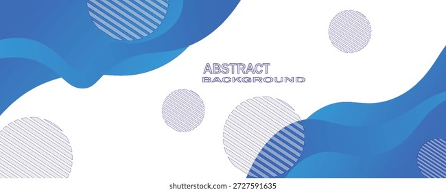 Blue wave abstract background. Liquid color background design. Fluid gradient shapes composition. Futuristic design for posters, banner, web header, presentation design and much more