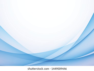 Blue Wave Abstract Background Vector illustrations for banners, templates