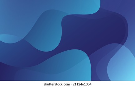 Blue wave abstract background. Vector illustration
