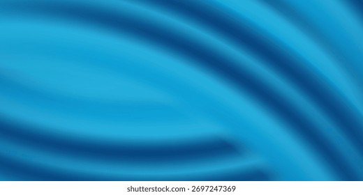 Blue wave abstract background vector modern eps10.