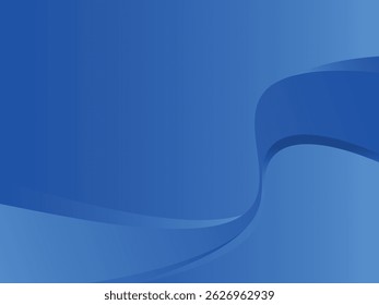 Blue wave abstract background, web background, banner design, creative cover design, backdrop, minimal background
