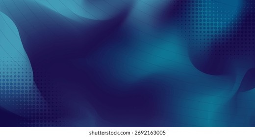 Blue wave abstract background, web background, blue texture, banner design, creative cover design, backdrop, minimal background, vector illustration

