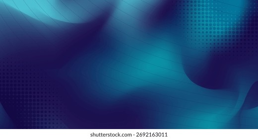 Fondo abstracto de la onda azul, fondo del Web, textura azul, diseño del Anuncio, diseño creativo de la cubierta, telón de fondo, fondo mínimo, Ilustración vectorial
