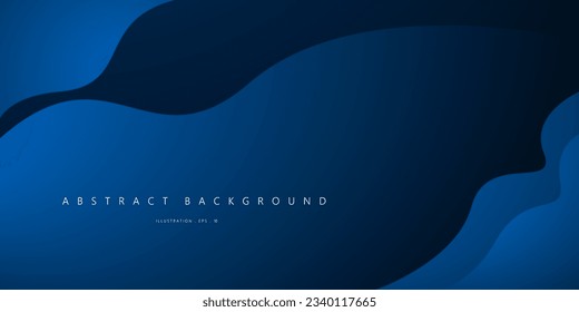 Blue wave abstract geometric background. Modern shape concept. vector illustration