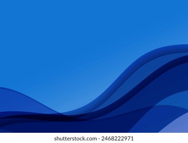 Fondo de Imagen abstracto de onda azul