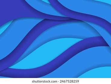 blue wave abstract texture background