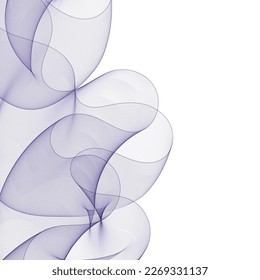 blue wave. abstract vector background