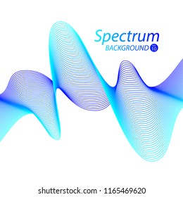 Blue wave background